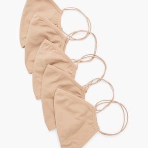 Seamless Face Masks- 5 Pack